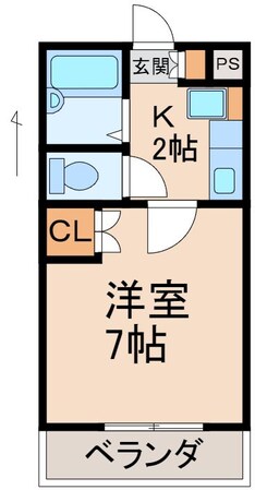 ピークハイツの物件間取画像